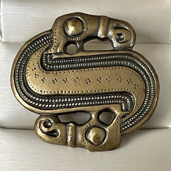 Scandinavian Viking Fibula Sporrong & Co Bronze Brooch - Picture 3 of 7